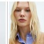 Mango Combined Knit Jumper and Shirt Mock Layer Top   Size XL UK 14 Image 4