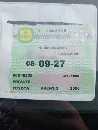 2006 Toyota Avensis