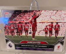 Hugo Ekitike Liverpool Topps Now card