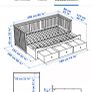 IKEA single/double bed Image 5