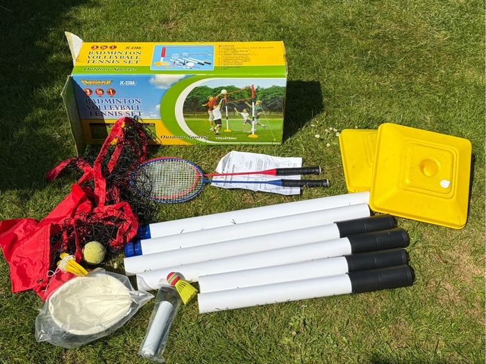 Badminton & Volleyball garden set