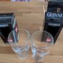 Pair Guinness Draught New Bigger Can Pint Glasses Image 2