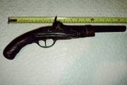old percussion pistol for decor only