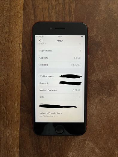 iPhone SE 3 (2022) 64GB Unlocked