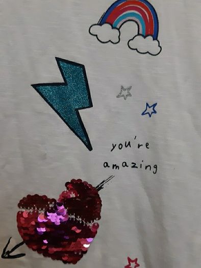Unicorn top girls size 6 years