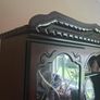 Large Dark Wood Display Cabinet & Sideboard Image 3