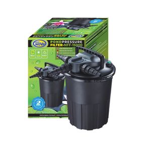 Aqua Nova NFF-15000 Pond Pressure Filter with UV-C Lamp 36W Self-Cleaning up to 15000L