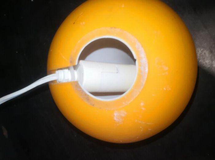 Heavy glass sun lamp