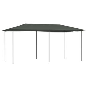 Gazebo 3x6x2.6 m Anthracite 160 g/m2
