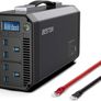 1200W 12V Car Inverter, DC 12V to AC 230V Power Converter with 2 UK Outlets Image 2