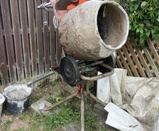 belle electric cement mixer