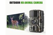 Hunting Trail Camera with 2-Inch Screen, 720P HD Wildlife Trail Camera, Night Vision PIR 10m, 0.8s Trigger Motion Activated, for Outdoor Wildlife Monitoring Camouflage