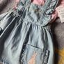 F&F Soft Pinafore with Bodysuit - 3-6m Image 2
