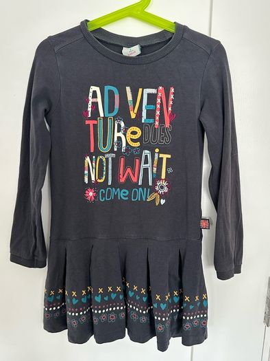 "Adventure" dress for a girl, 116cm, 5-6 years
