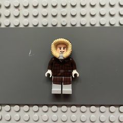 lego star wars sw0709 Han Solo minifigure - Parka, Dark Brown Coat (Hoth)