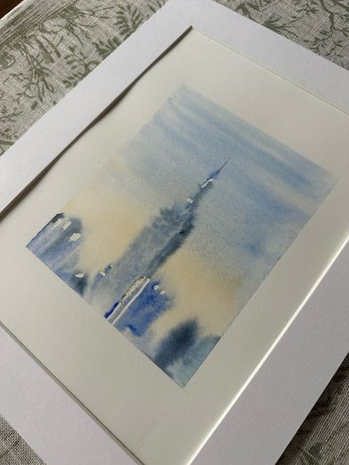 Watercolour - New York Skyline