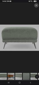 Footstool - colour sage