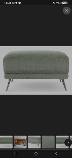 Footstool - colour sage