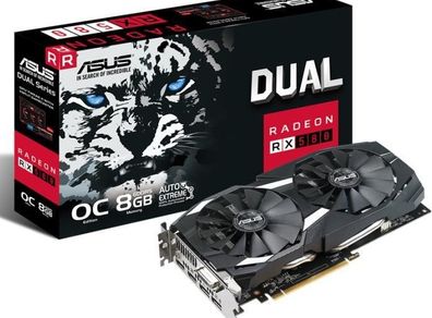 ASUS Dual-rx580-o8g 8GB GDDR5 Graphics Card
