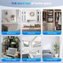 2.7L Dehumidifiers for Home Electric Dehumidifier for Bedroom Quiet & Touch Control Dehumidifier for Bathroom,10-Hour Timer,Auto Shut-Off & 7 LED Dehumidifiers for Wardrobe Closet R  850ML/24H Image 6