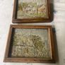 Pair of Vintage Cottage Embroideries Image 4
