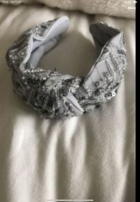 hairband grey head piece freesize