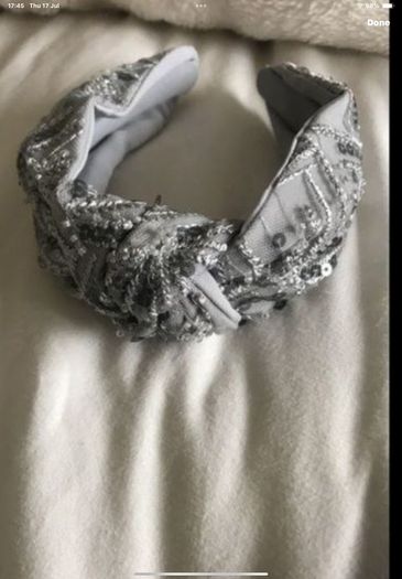 hairband grey head piece freesize
