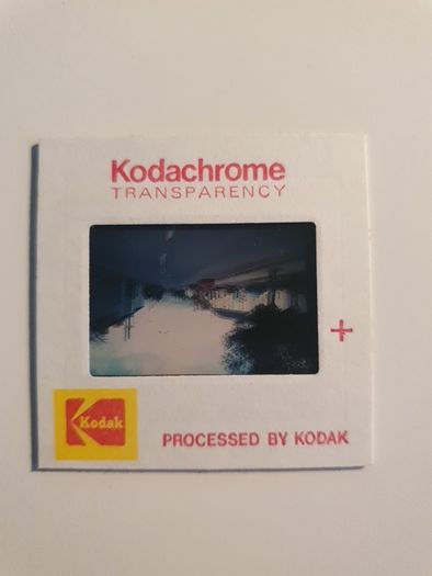 Vintage 35mm Kodachrome Slide - Main Street Carnew Co Wicklow 1975