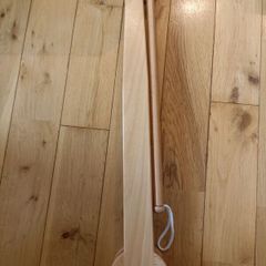Natural wood cot mobile