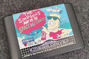 The Simpsons Bart vs the Space Mutants. Sega Megadrive