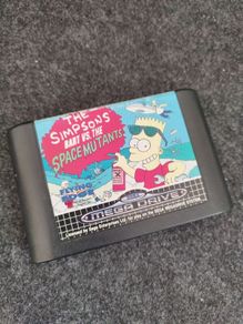 The Simpsons Bart vs the Space Mutants. Sega Megadrive