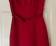 Red Stop Staring Dress