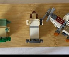 lego 6525757 Starwars Darth Vader, Leia, Yoda and X-wing make and takes