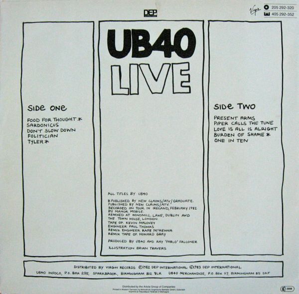 UB40  Live