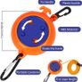 Retractable Camping Clothesline, Adjustable Travel Laundry Rope, Heavy Duty Washing Line with 20 Clothespins & 10 Stoppers for Indoor/Outdoor, Camping, Travel, Courtyard, Hotel, 26ft Image 2