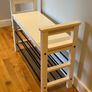 IKEA HEMNES bench with shoe storage Image 3