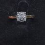 Vintage 9ct Gold Diamond Engagement Ring Size 51/52 Image 6