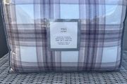 M&amp;S Austin Check Brushed Throw 200x220cm
