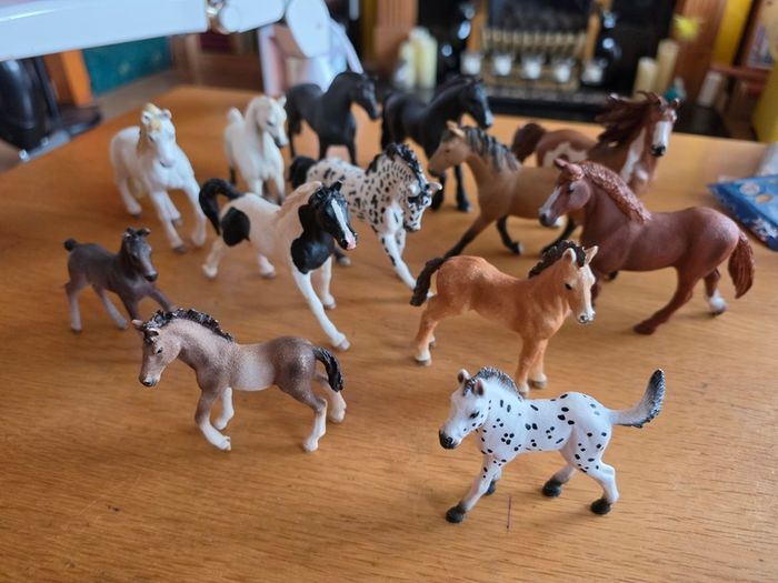 Schleich horses and foals