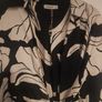 mono print midi dress size 16 Image 2