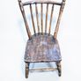Antique Kitchen Chairs x 2 - Rustic Image 5