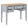 Writing Desk Grey 109.5x45x77.5 cm Wood Image 6