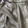 Black leather style trousers Image 3