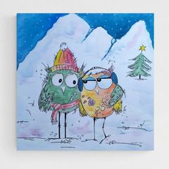 Original hand paint picture, painting by Strzala