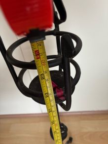 Black Floor Iron Candle Holder