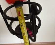 Black Floor Iron Candle Holder