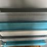 Kids Wooden and Fabric Sling Bookcase Woodland Night Sky Theme Image 2