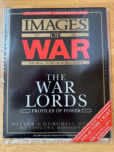 Images of War 1939 to 1945 magazine 50th anniversary commemorative issue