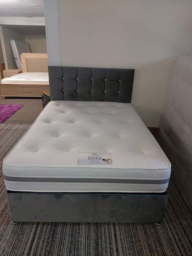 Brand New Stylish Divan Beds. 3ft, 4ft, 4ft6, 5ft And 6ft Sizes Available . Tufted Mattresses, Drawers Option, And Multiple Headboard Designs Instock