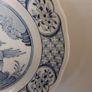 Fabulous Antique Blue and White 9 Inch Breakfast Plate By Furnivals Limited, in the Popular "Old Chelsea" Pattern Circa 1915+ Image 2